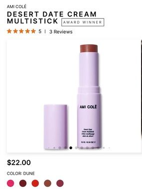 Ami Cole Desert Date Cream Multistick, Shade Dune